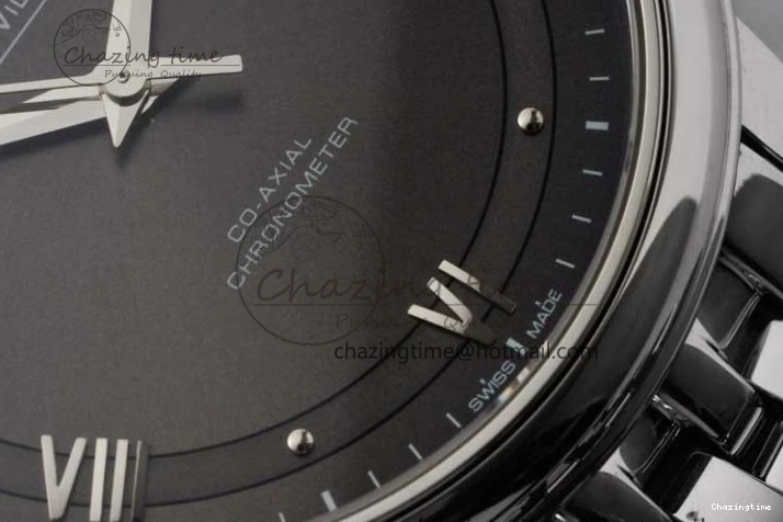 0213 De Ville SS DIWF 1:1 Best Edition Gray Dial SS Markers on SS Bracelet MIYOTA FlexibleFit 7851